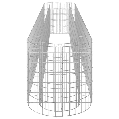 vidaXL Gabion Raised Bed Galvanised Iron 330x50x50 cm