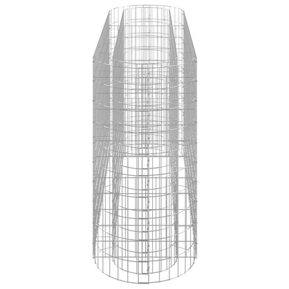 vidaXL Gabion Raised Bed Galvanised Iron 190x50x100 cm