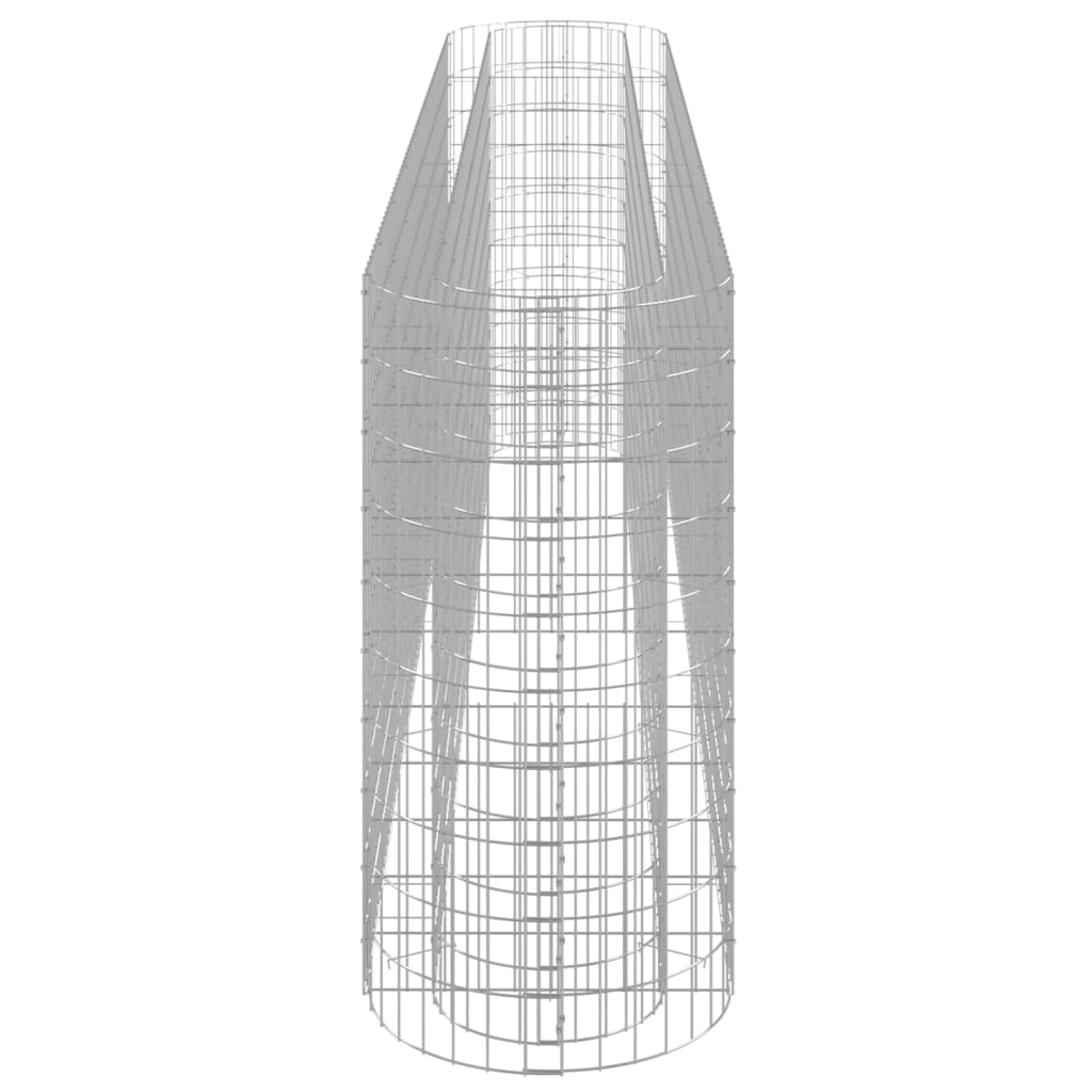vidaXL Gabion Raised Bed Galvanised Iron 330x50x100 cm