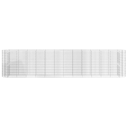 vidaXL Gabion Raised Bed Galvanised Iron 470x50x100 cm