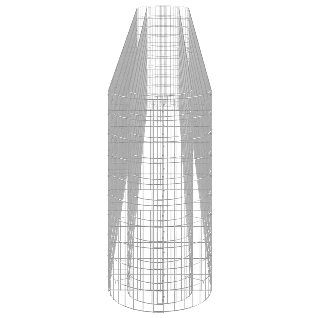 vidaXL Gabion Raised Bed Galvanised Iron 470x50x100 cm