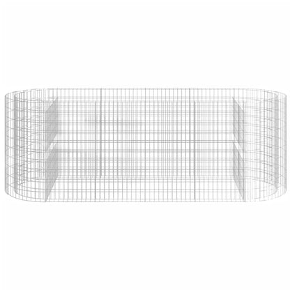 vidaXL Gabion Raised Bed Galvanised Iron 300x100x100 cm