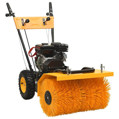 vidaXL Petrol-powered 2-in-1 Snow Thrower and Sweeper 6.5HP