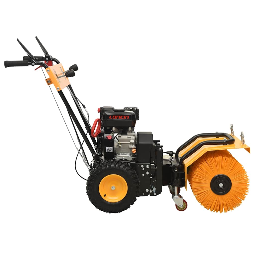 vidaXL Petrol-powered 2-in-1 Snow Thrower and Sweeper 6.5HP