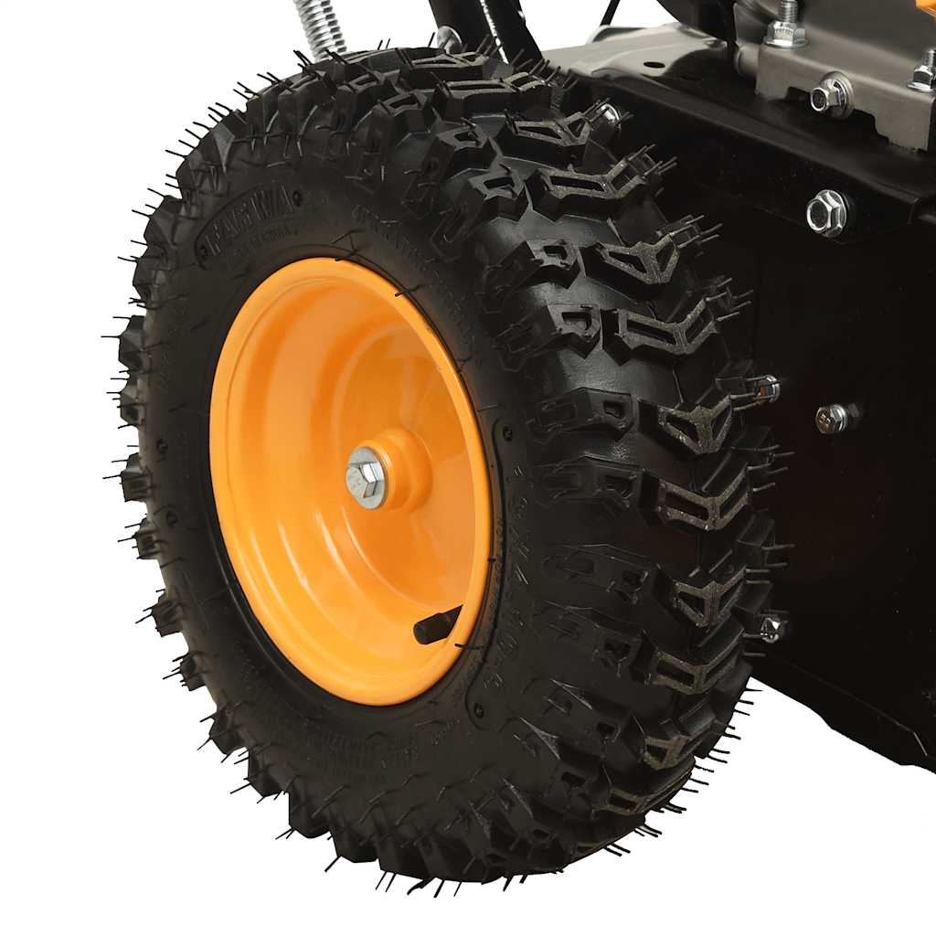 vidaXL Petrol-powered 2-in-1 Snow Thrower and Sweeper 6.5HP