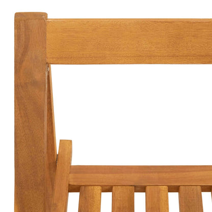 vidaXL Garden Chair | Set of 4 | Natural Wood | Solid Acacia Wood | Standard