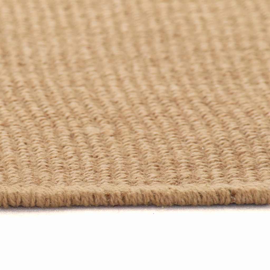 vidaXL Area Rug Jute with Latex Backing 180x250 cm