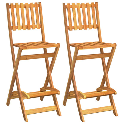 vidaXL Outdoor Bar Set | Natural Wood | Solid acacia wood with an oil finish