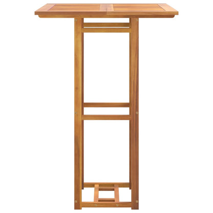vidaXL Outdoor Bar Set | Natural Wood | Solid acacia wood with an oil finish