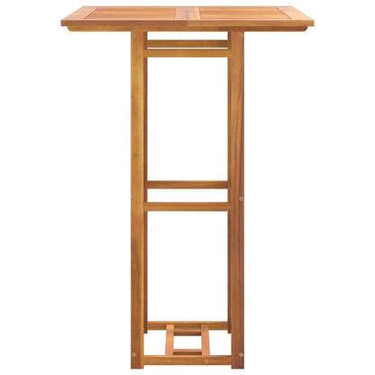 vidaXL Outdoor Bar Set | Natural | Solid Acacia wood | Standard |  Foldable