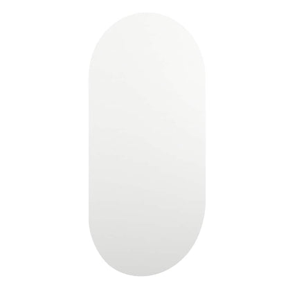 vidaXL Mirror with LED Lights 40x20 cm Glass Oval