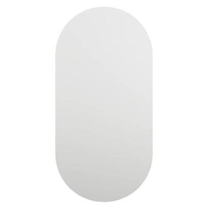vidaXL Mirror with LED Lights 40x20 cm Glass Oval