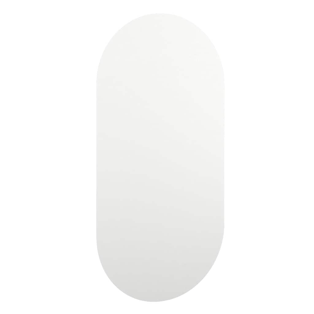 vidaXL Mirror with LED Lights 60x30 cm Glass Oval