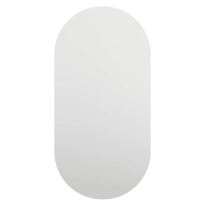 vidaXL Mirror with LED Lights 60x30 cm Glass Oval