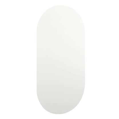 vidaXL Mirror with LED Lights 80x40 cm Glass Oval