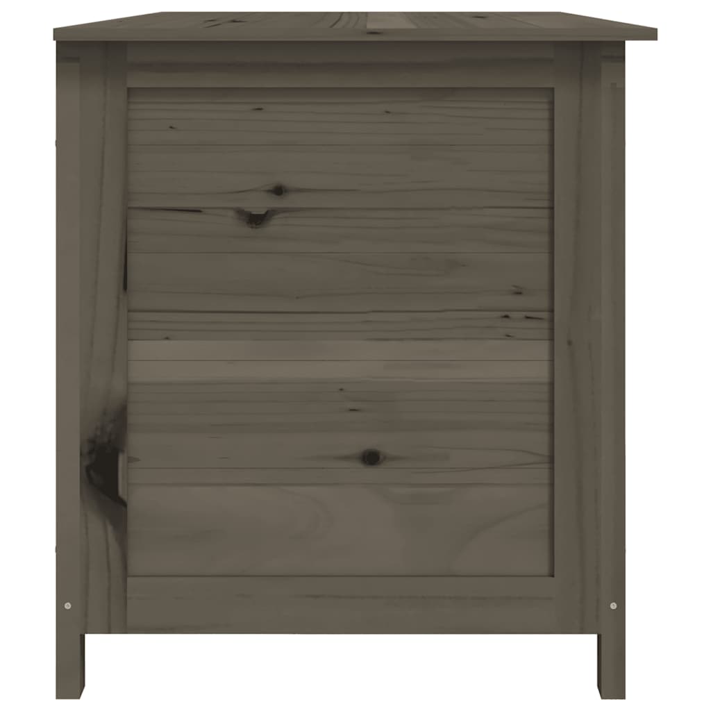 vidaXL Outdoor Cushion Box Anthracite 150x50x56 cm Solid Wood Fir