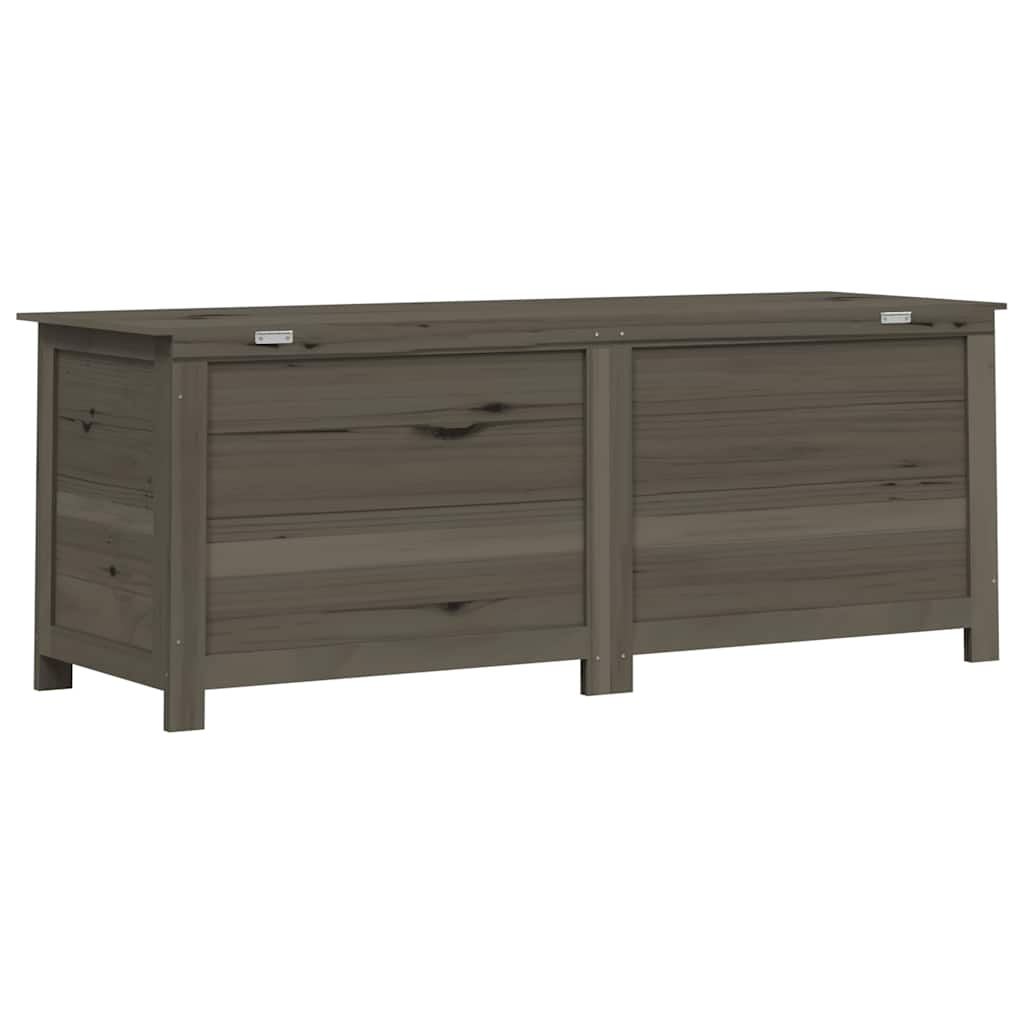 vidaXL Outdoor Cushion Box Anthracite 150x50x56 cm Solid Wood Fir