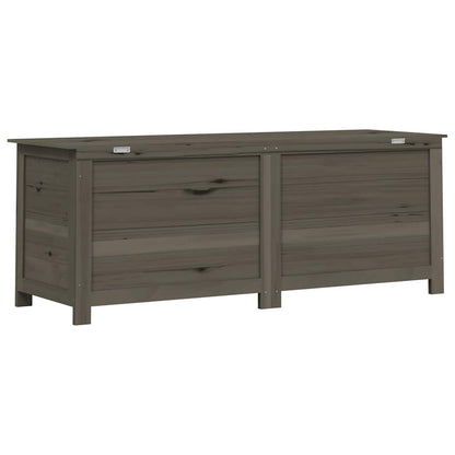 vidaXL Outdoor Cushion Box Anthracite 150x50x56 cm Solid Wood Fir