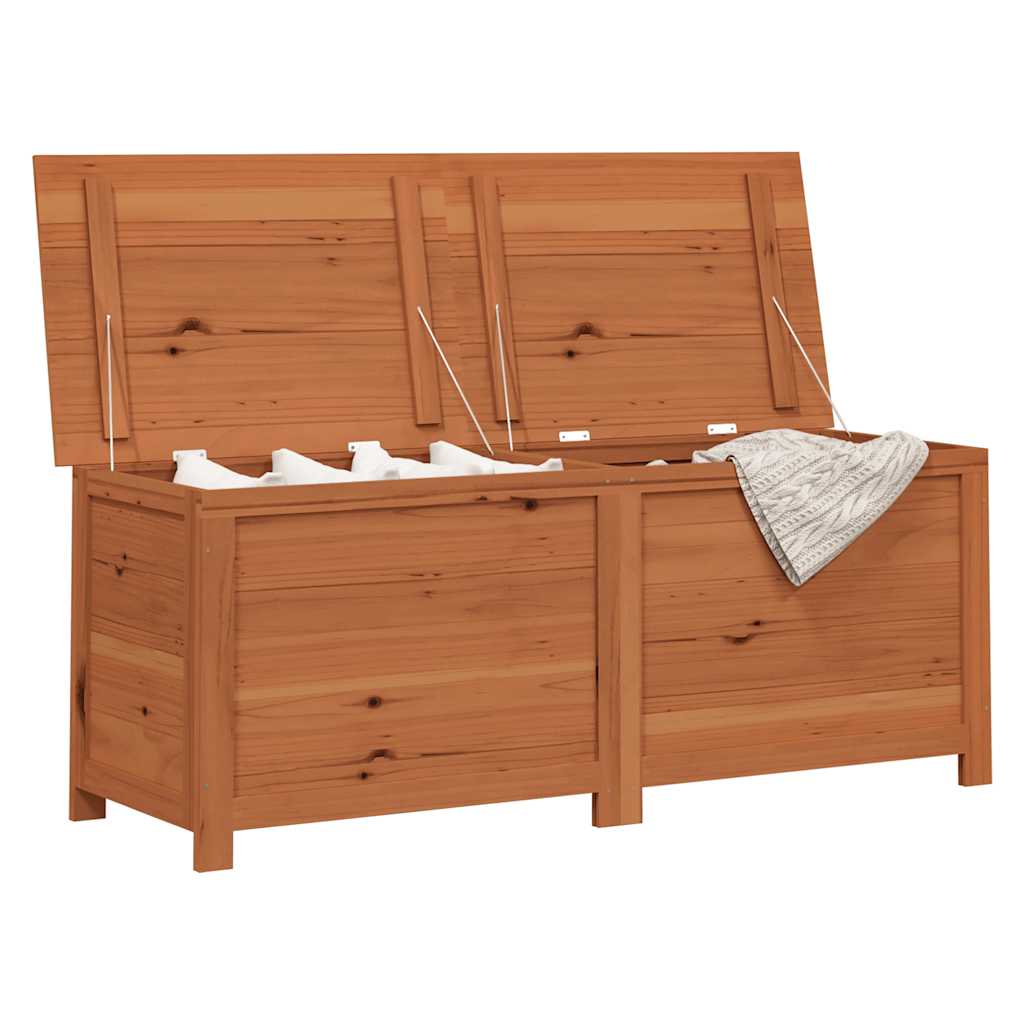 vidaXL Outdoor Cushion Box Brown 150x50x56 cm Solid Wood Fir