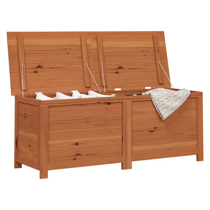 vidaXL Outdoor Cushion Box Brown 150x50x56 cm Solid Wood Fir