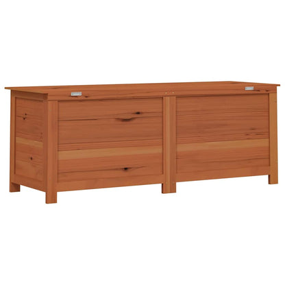 vidaXL Outdoor Cushion Box Brown 150x50x56 cm Solid Wood Fir