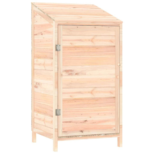 152178 vidaXL Garden Shed 55x52x112 cm Solid Wood Fir