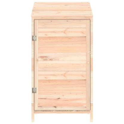 152178 vidaXL Garden Shed 55x52x112 cm Solid Wood Fir