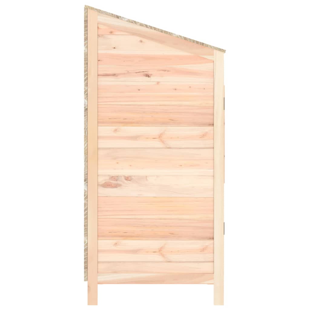 152178 vidaXL Garden Shed 55x52x112 cm Solid Wood Fir