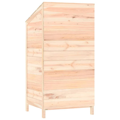 152178 vidaXL Garden Shed 55x52x112 cm Solid Wood Fir