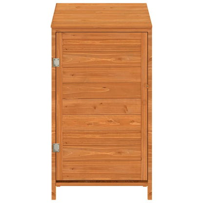 152181 vidaXL Garden Shed Brown 55x52x112 cm Solid Wood Fir