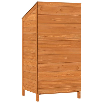 vidaXL Garden Shed Brown 55x52x112 cm Solid Wood Fir