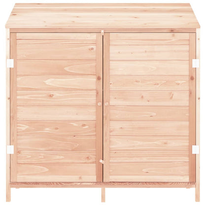 152182 vidaXL Garden Shed 102x52x112 cm Solid Wood Fir