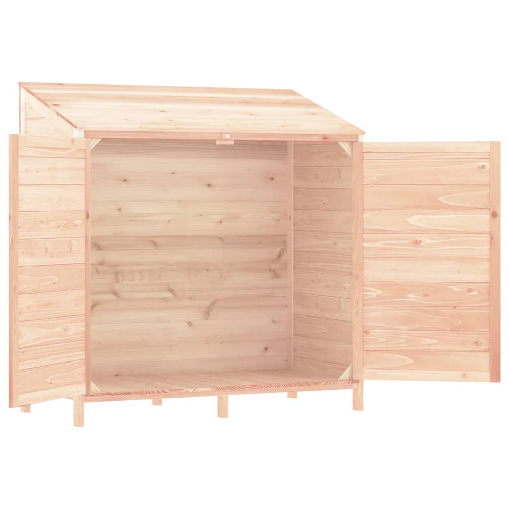 152182 vidaXL Garden Shed 102x52x112 cm Solid Wood Fir