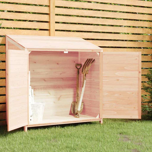 152182 vidaXL Garden Shed 102x52x112 cm Solid Wood Fir