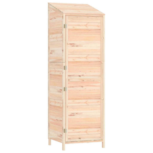 152186 vidaXL Garden Shed 55x52x174,5 cm Solid Wood Fir