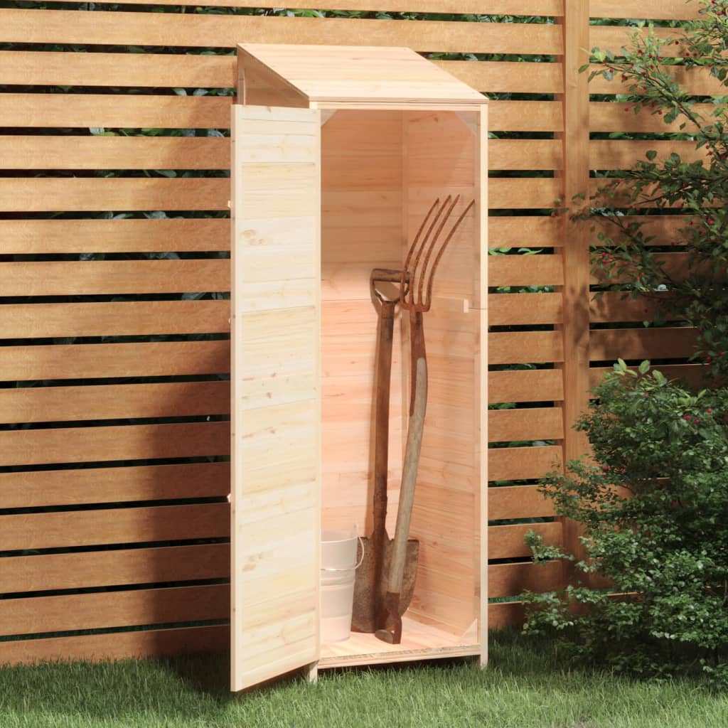 152186 vidaXL Garden Shed 55x52x174,5 cm Solid Wood Fir