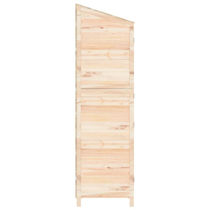 152186 vidaXL Garden Shed 55x52x174,5 cm Solid Wood Fir
