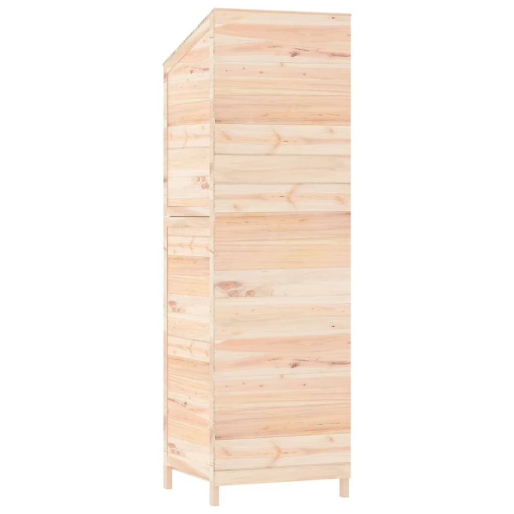 152186 vidaXL Garden Shed 55x52x174,5 cm Solid Wood Fir