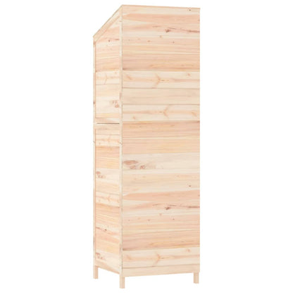 152186 vidaXL Garden Shed 55x52x174,5 cm Solid Wood Fir
