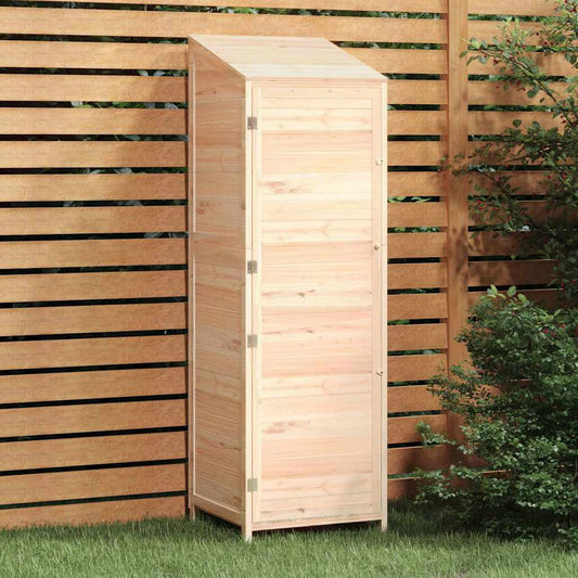 152186 vidaXL Garden Shed 55x52x174,5 cm Solid Wood Fir