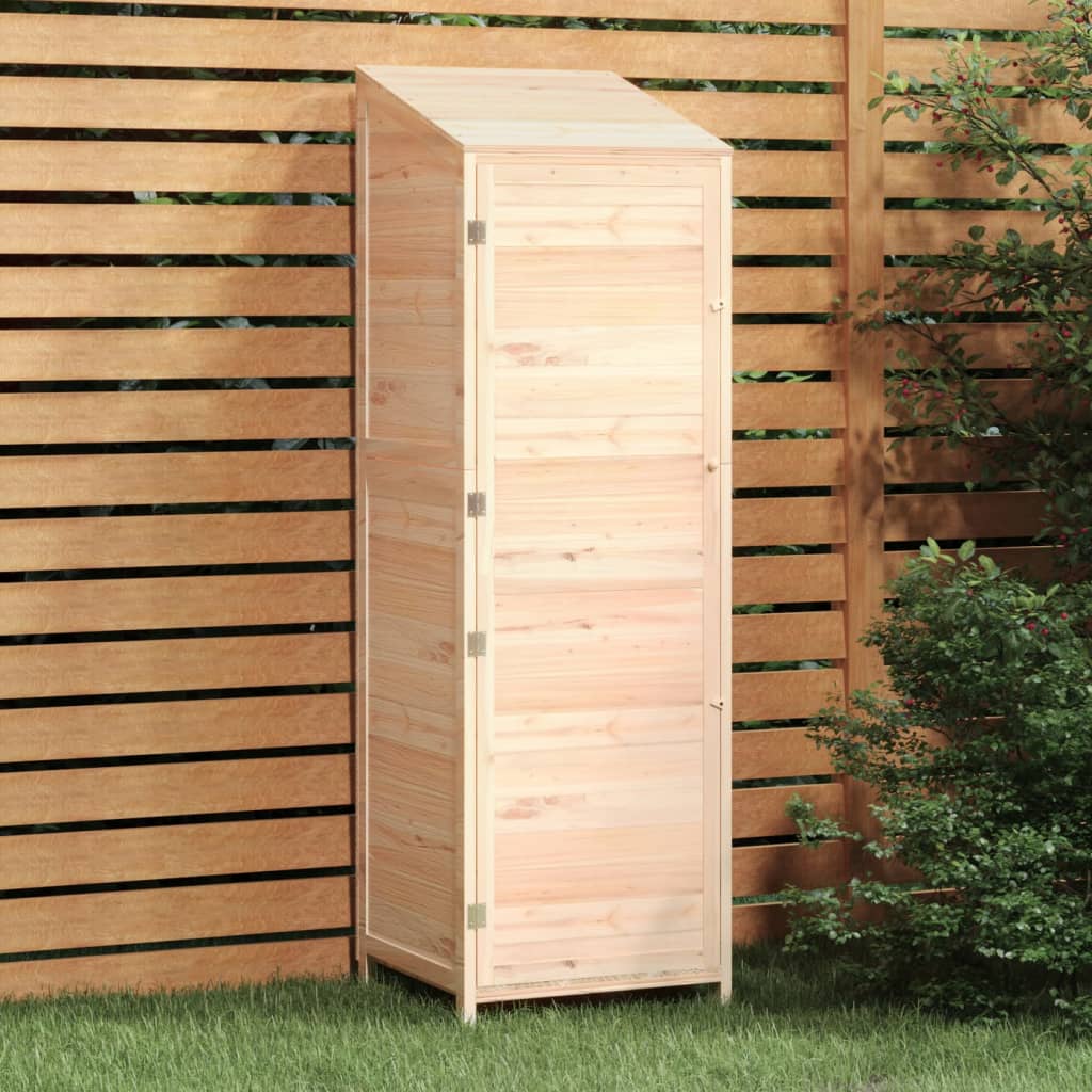 152186 vidaXL Garden Shed 55x52x174,5 cm Solid Wood Fir