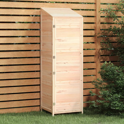 152186 vidaXL Garden Shed 55x52x174,5 cm Solid Wood Fir