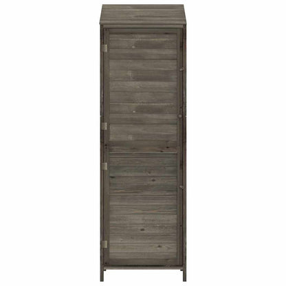 vidaXL Garden Shed | Anthracite | Solid fir wood | Medium | Garden Shed