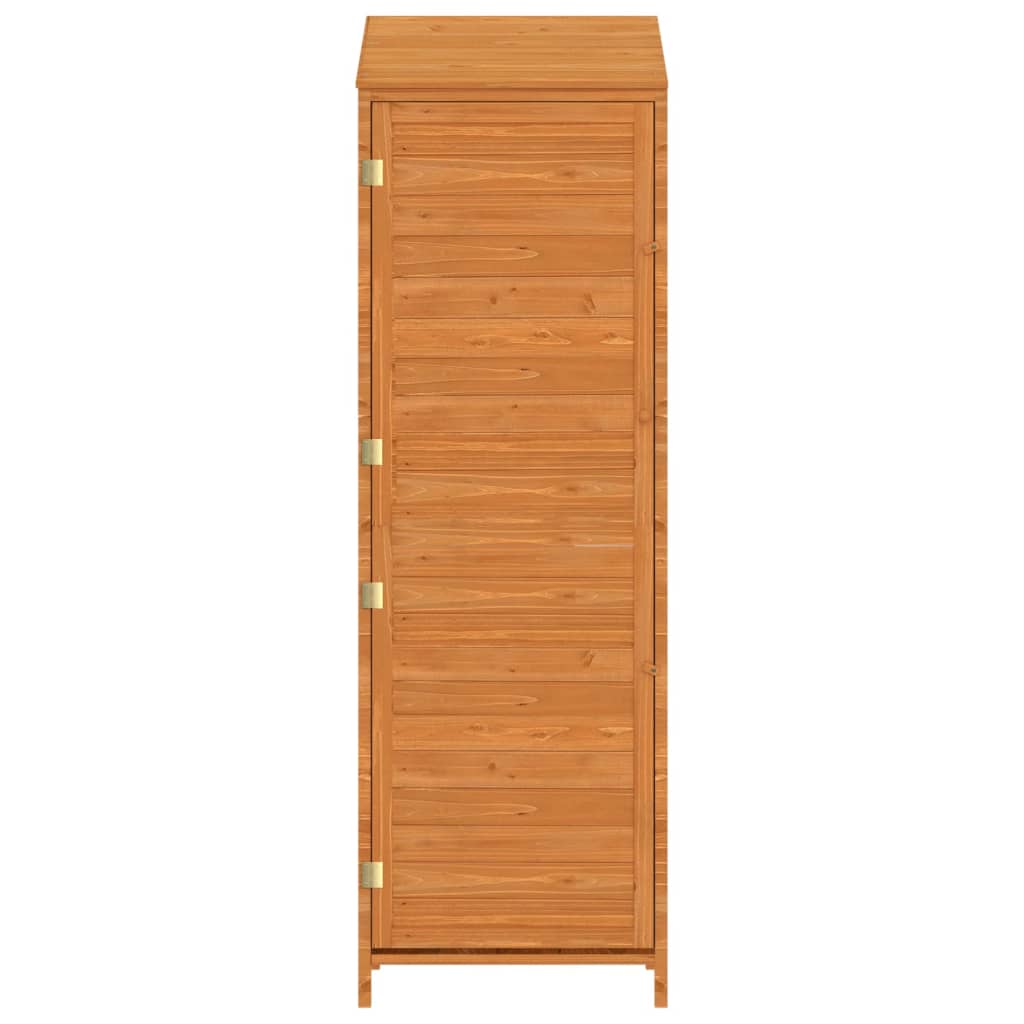 152189 vidaXL Garden Shed Brown 55x52x174,5 cm Solid Wood Fir