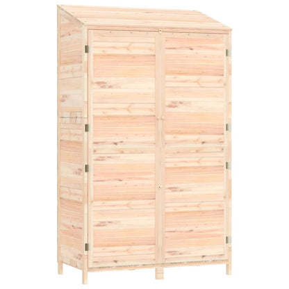 152190 vidaXL Garden Shed 102x52x174,5 cm Solid Wood Fir