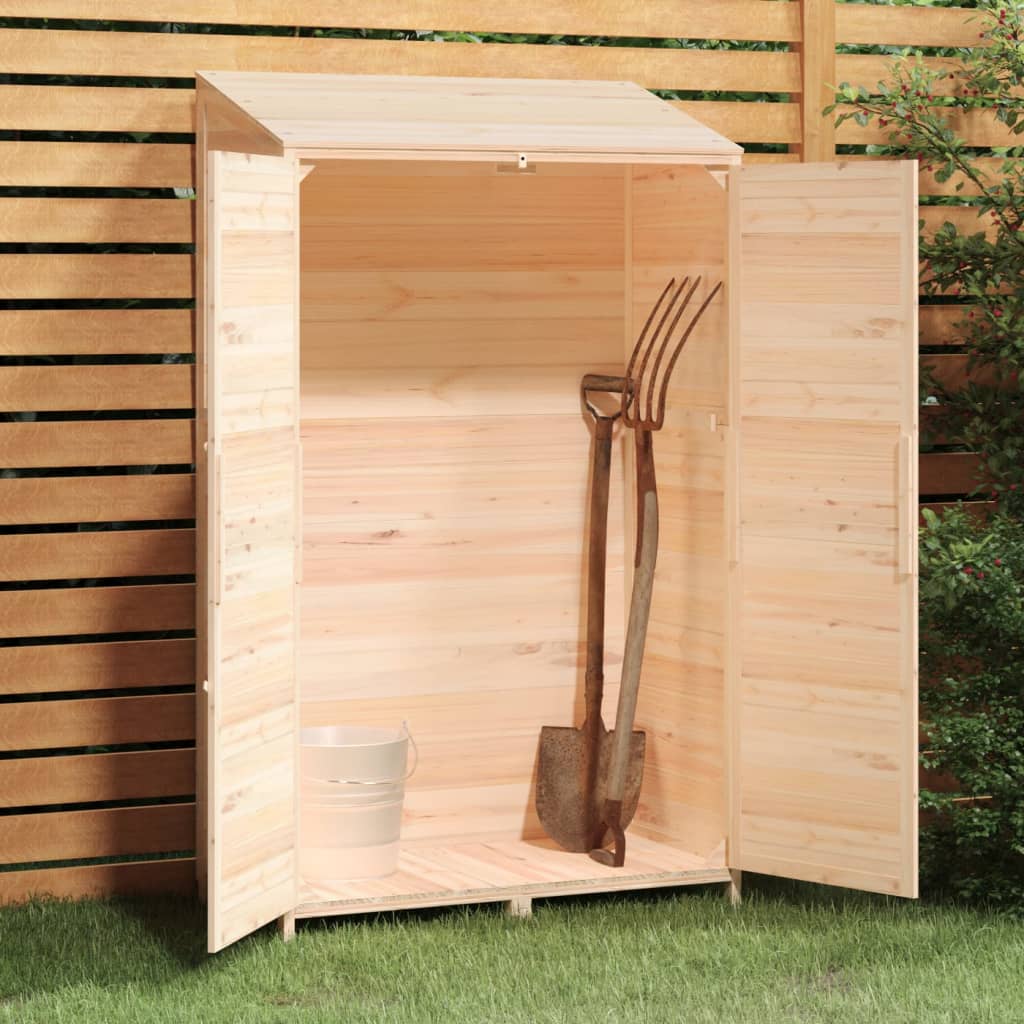 152190 vidaXL Garden Shed 102x52x174,5 cm Solid Wood Fir