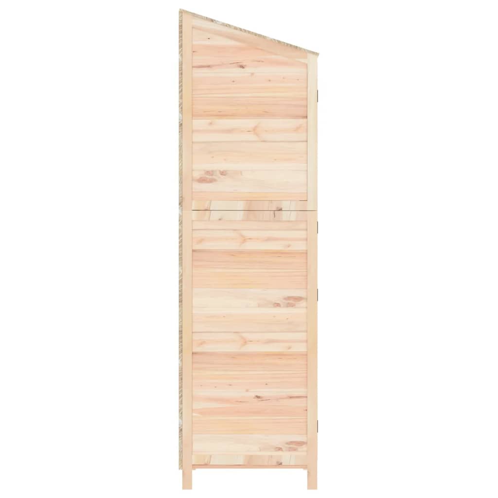 152190 vidaXL Garden Shed 102x52x174,5 cm Solid Wood Fir