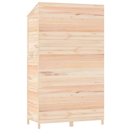152190 vidaXL Garden Shed 102x52x174,5 cm Solid Wood Fir