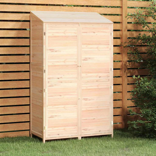 152190 vidaXL Garden Shed 102x52x174,5 cm Solid Wood Fir