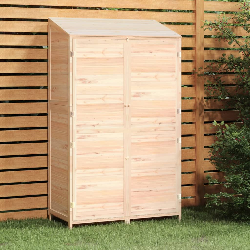 152190 vidaXL Garden Shed 102x52x174,5 cm Solid Wood Fir